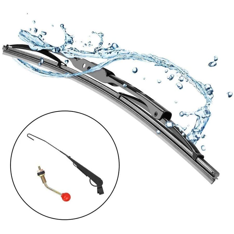 UTV Manual Hand Operated Windshield Wiper by Kemimoto FTVWW002 Windshield Wipers FTVWW002 Kemimoto