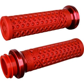 Parts Unlimited Grips Red Vans Indian Grips Black by ODI V31VITWDR-R