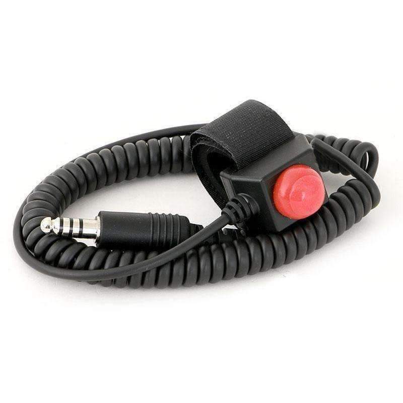 Velcro Mount Steering Wheel Push To Talk (Ptt) With Quick Disconnect For Intercoms by Rugged Radios PTT-VM2-QD 01038799853210 Rugged Radios