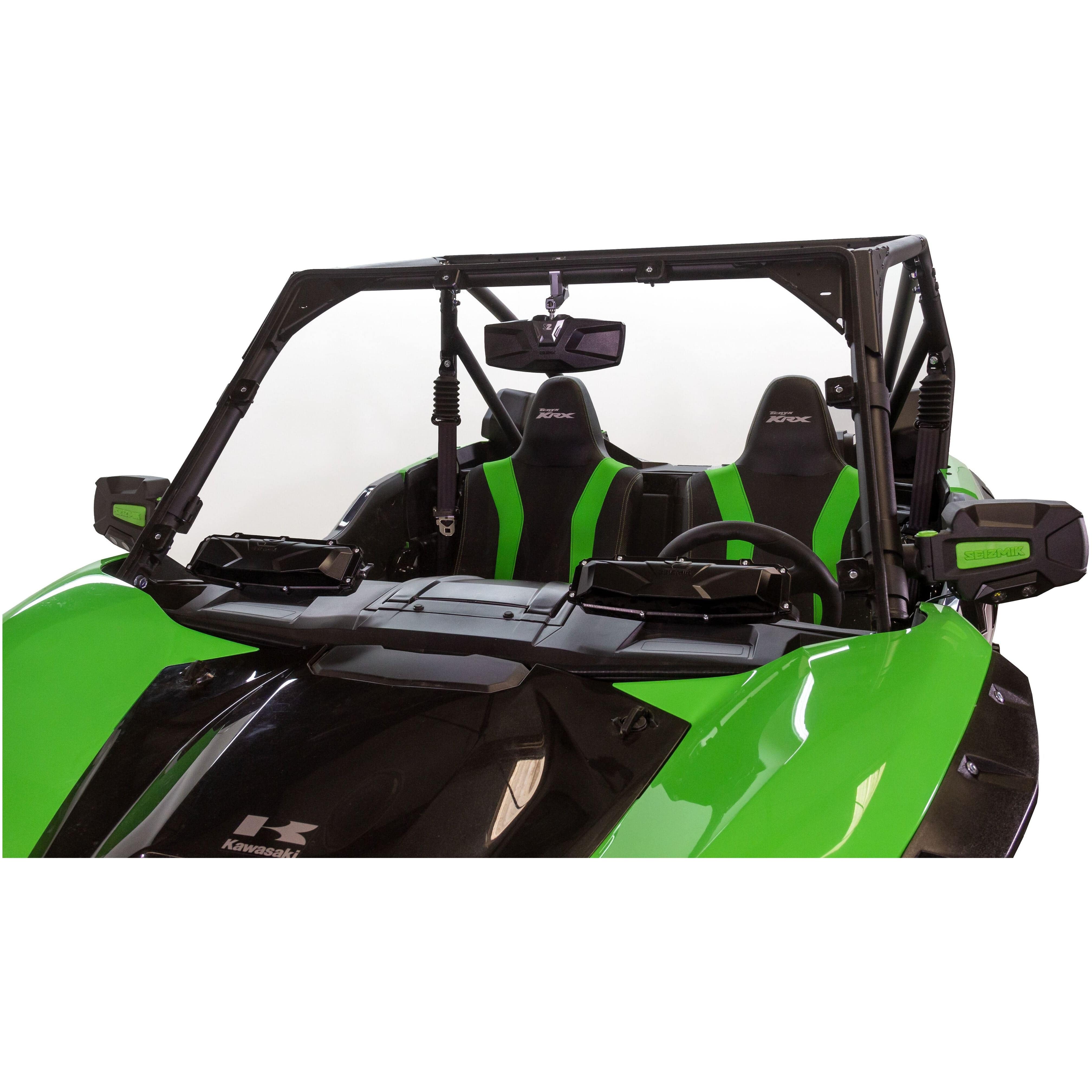Versa Vent Windshield Hc Kawasaki By Seizmik 26097 Full Windshield 63-26097 Western Powersports Drop Ship