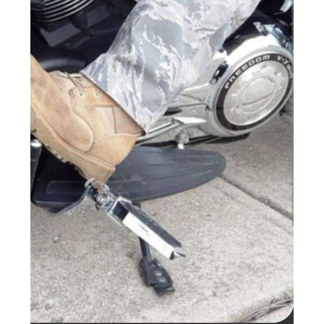 Victory Highway Peg Floorboard Mounts Black by Witchdoctors WD-HWYMTB Footpeg Mount