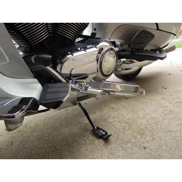 Victory Highway Peg Floorboard Mounts Black by Witchdoctors WD-HWYMTB Footpeg Mount
