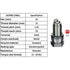 Victory Motorcycle Spark Plug DCPR6E 12mm by NGK DCPR6E Spark Plug