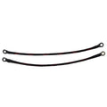 Victory Saddlebag Lid Tethers Red / Black by Witchdoctors