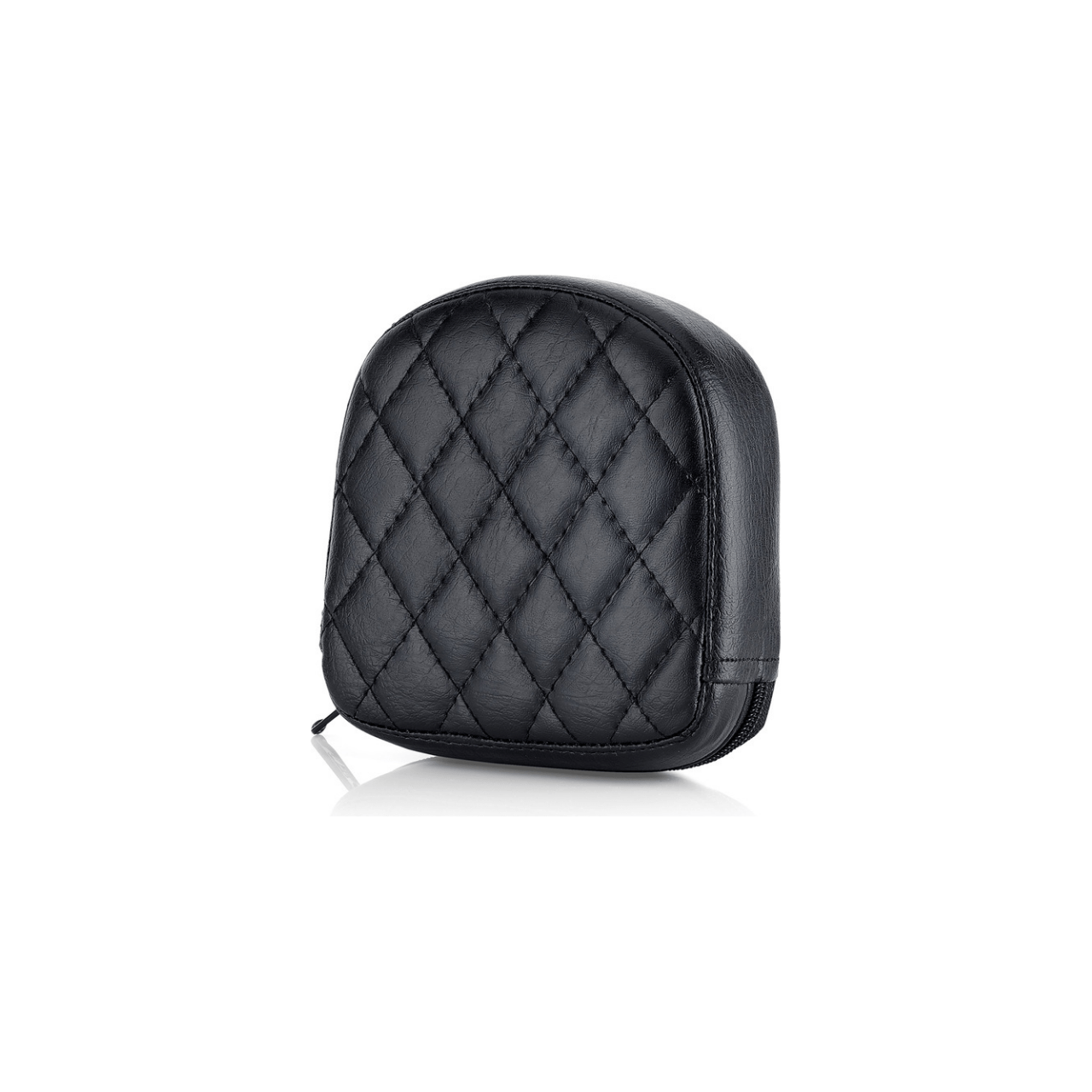 Viking Iron Born Diamond Stitch Leather Short Motorcycle Sissy Bar Pad by Viking Bags 2238 Backrest Accessory