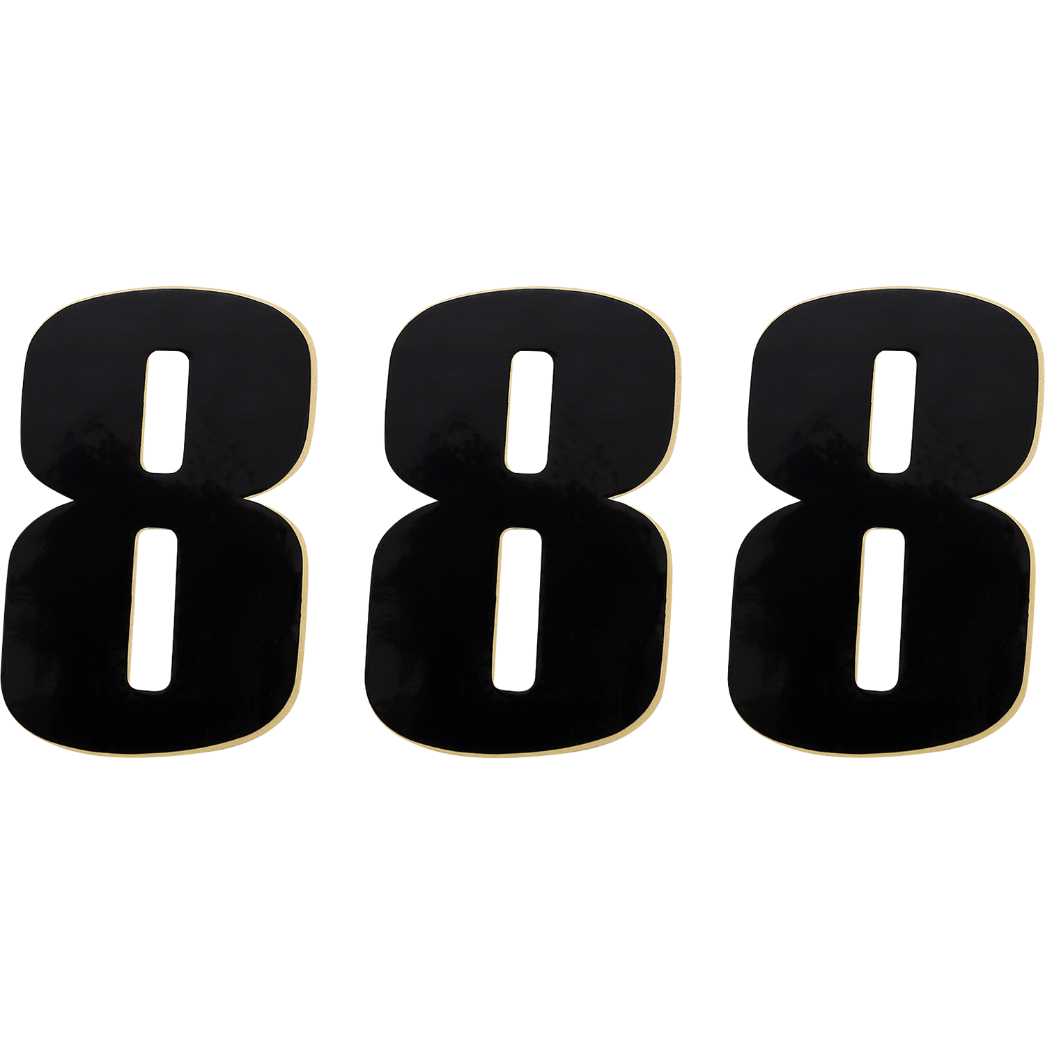 Vinyl Race Numbers By Moose Racing 80018 Number Set 4310-0648 Parts Unlimited