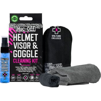 Parts Unlimited Helmet Cleaning Kit Visor, Lens & Goggle Cleaning Kit by Muc-Off 20802