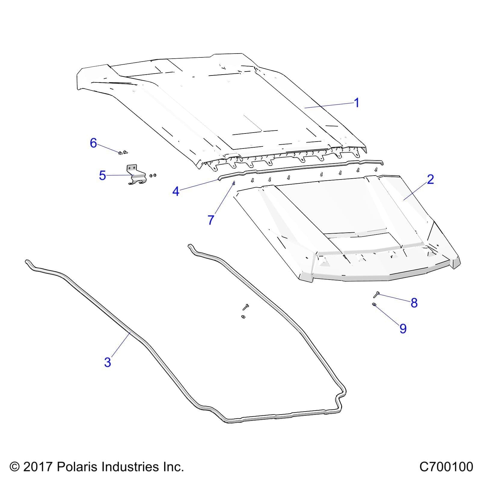 Washer, .275 X .84 X .075, Blac by Polaris 7556386 OEM Hardware P7556386 Off Road Express