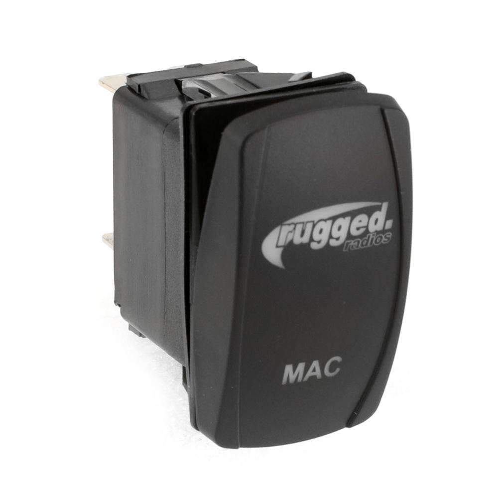 Waterproof Rocker Switch For Mac Helmet Air Pumpers by Rugged Radios SW-RS-MAC Rocker Switch 01039374004023 Rugged Radios