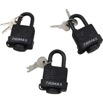 Weatherproof  Same Key Padlocks by TRIMAX TPW3125 Pad Lock