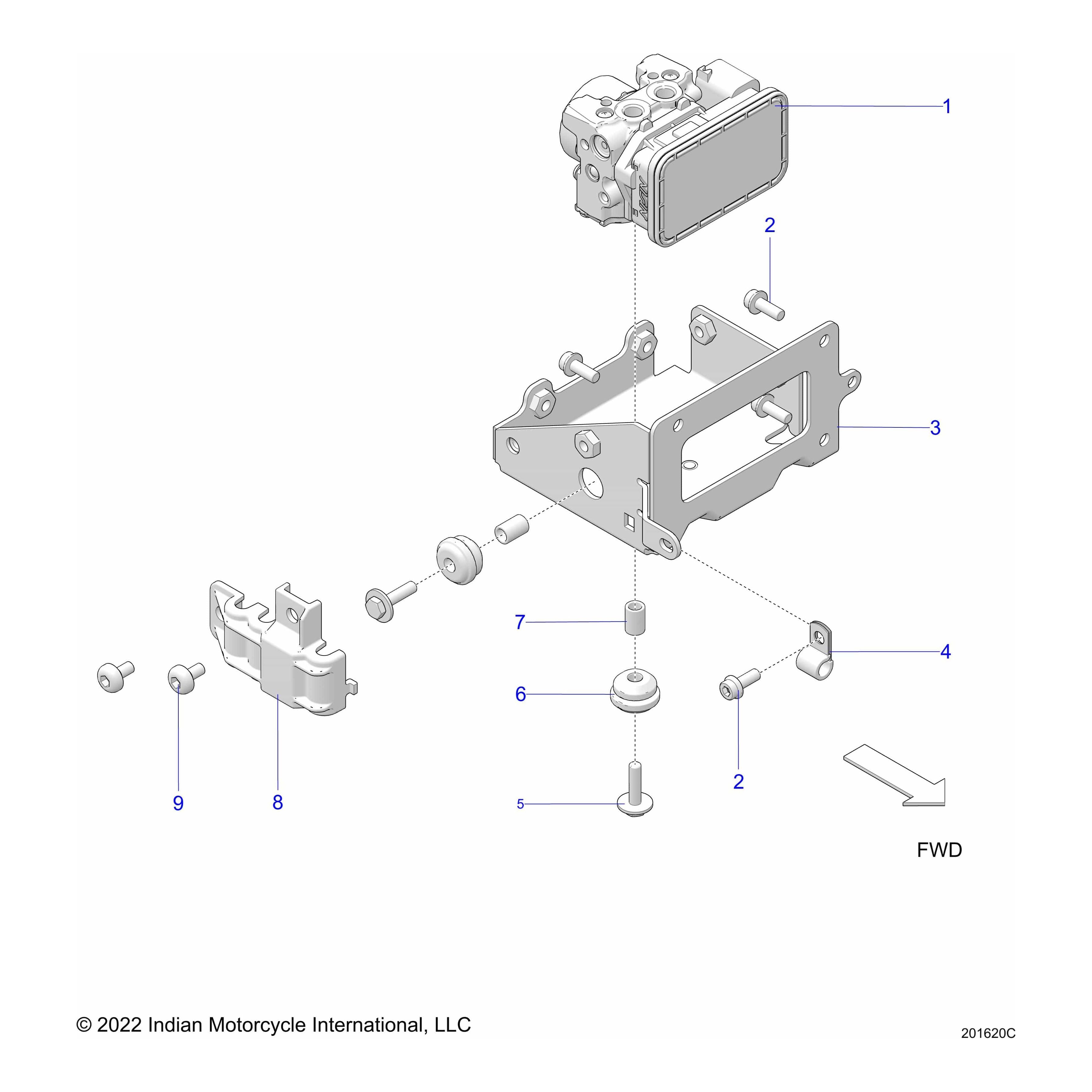 Weld-Bracket,Abs Mount,E-Coat by Polaris 1027970-329 OEM Hardware