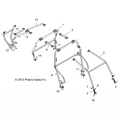 Weld-Cab Frame,Ext,V.Blue by Polaris