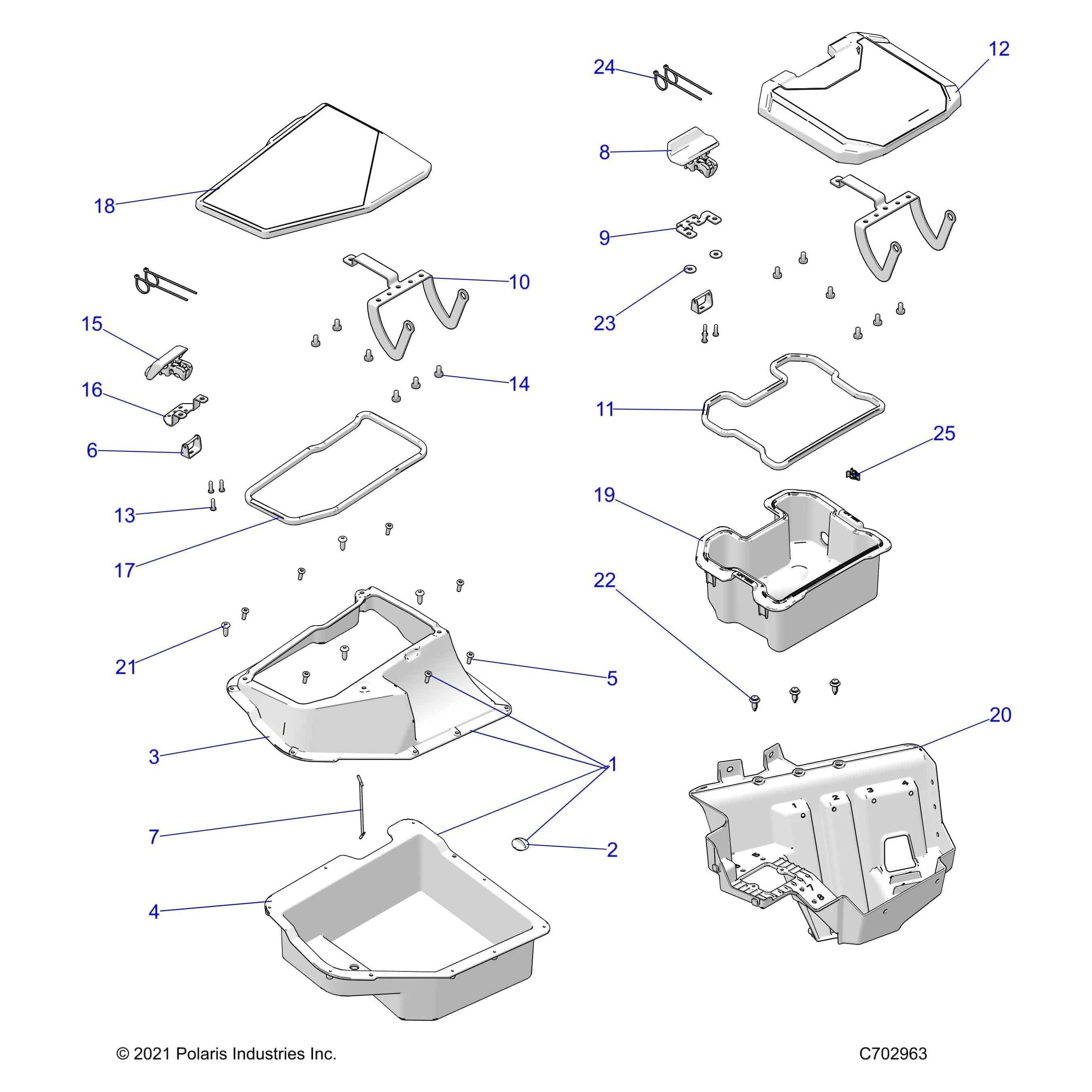 Weld-Striker,Latch by Polaris 1024747 OEM Hardware P1024747 Off Road Express