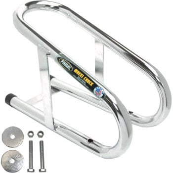 Wheel Chock - Permanent - Chrome - 3-1/2" by PINGEL WC-35H Wheel Chock
