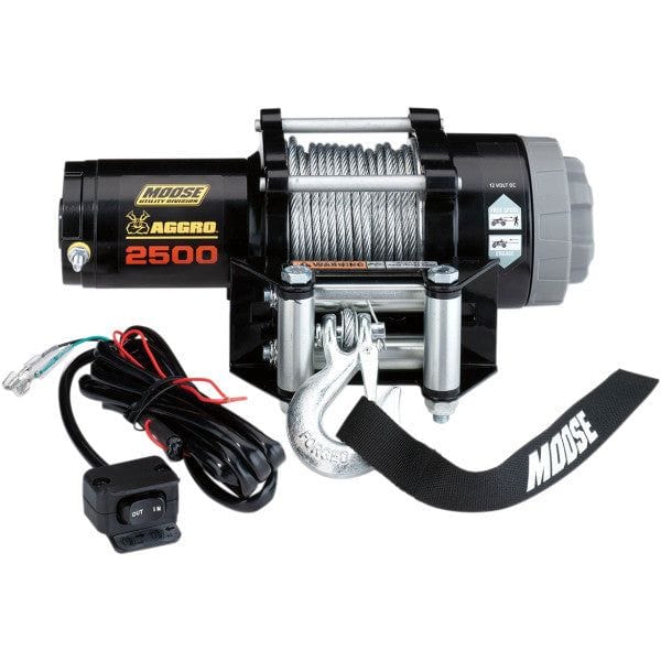 Winch 2500Lb W/Wre Rp by Moose Utility 104306 2500 Winch 45050759 Parts Unlimited Drop Ship
