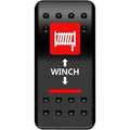 Winch Rocker Switch Red by Moose