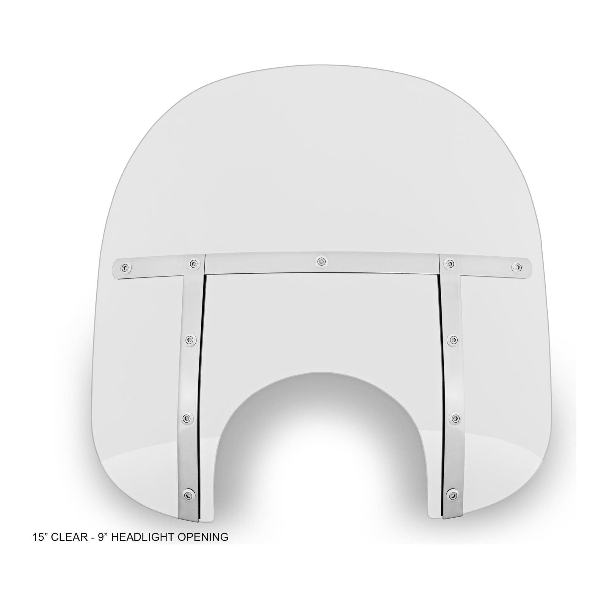 Windshield Memphis Fats 15" by Memphis Shades MEM3520 Windshield
