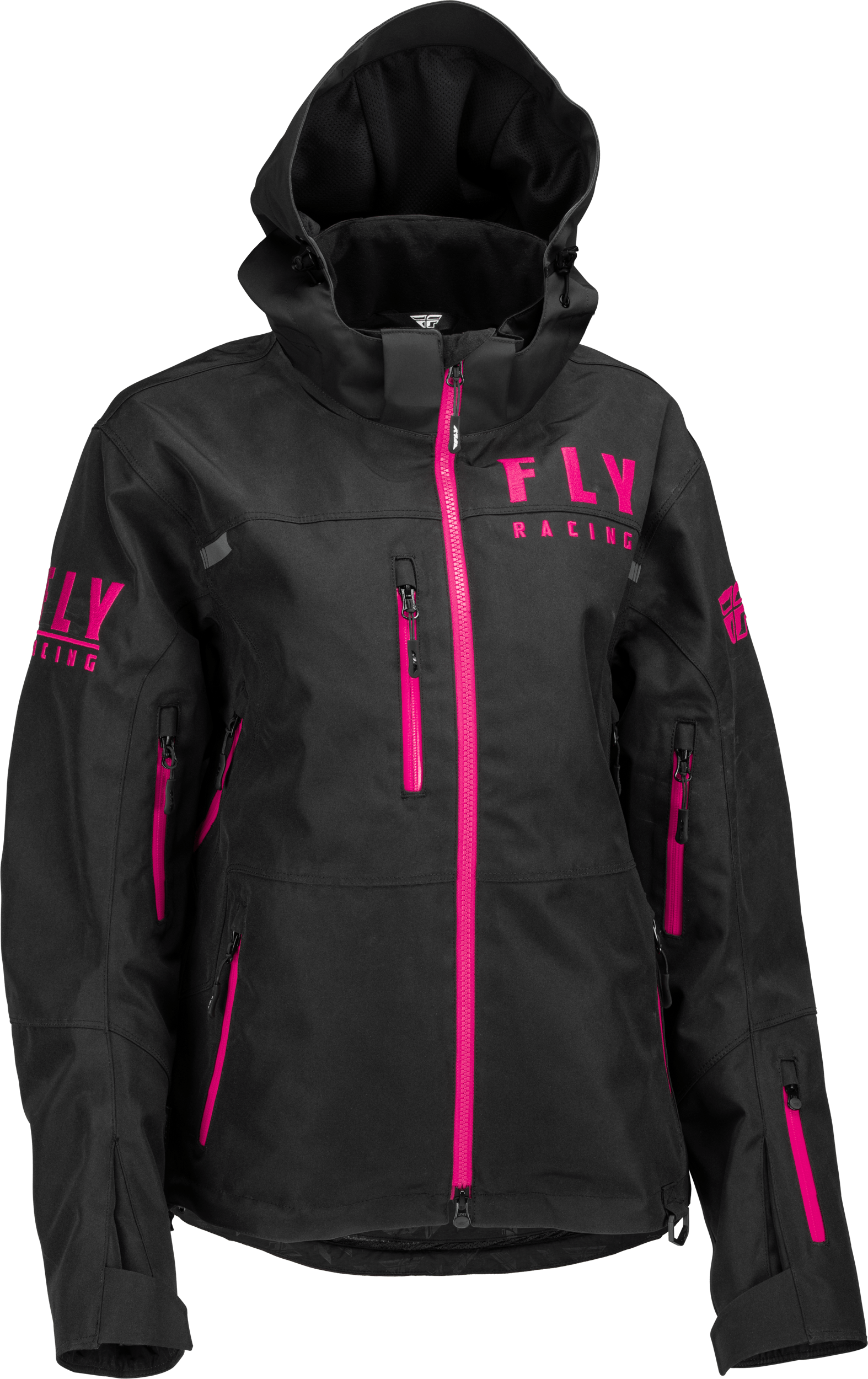 Western Powersports Jacket Black/Pink / 2X Women's Carbon Jacket By Fly Racing 470-45022X