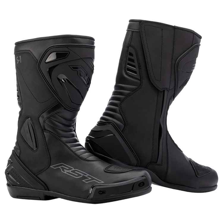 Women's S1 CE Waterproof Boot by RST 103540BLK-36 Boots
