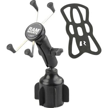 X-Grip® Large Phone Mount with Stubby™ Cup Holder Base by Ram