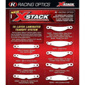 Xstack Tear Offs For Impact, Simpson Shark, Vudo, Invader, Sting Ray, Devil Ray - 10209C by Racing Optics