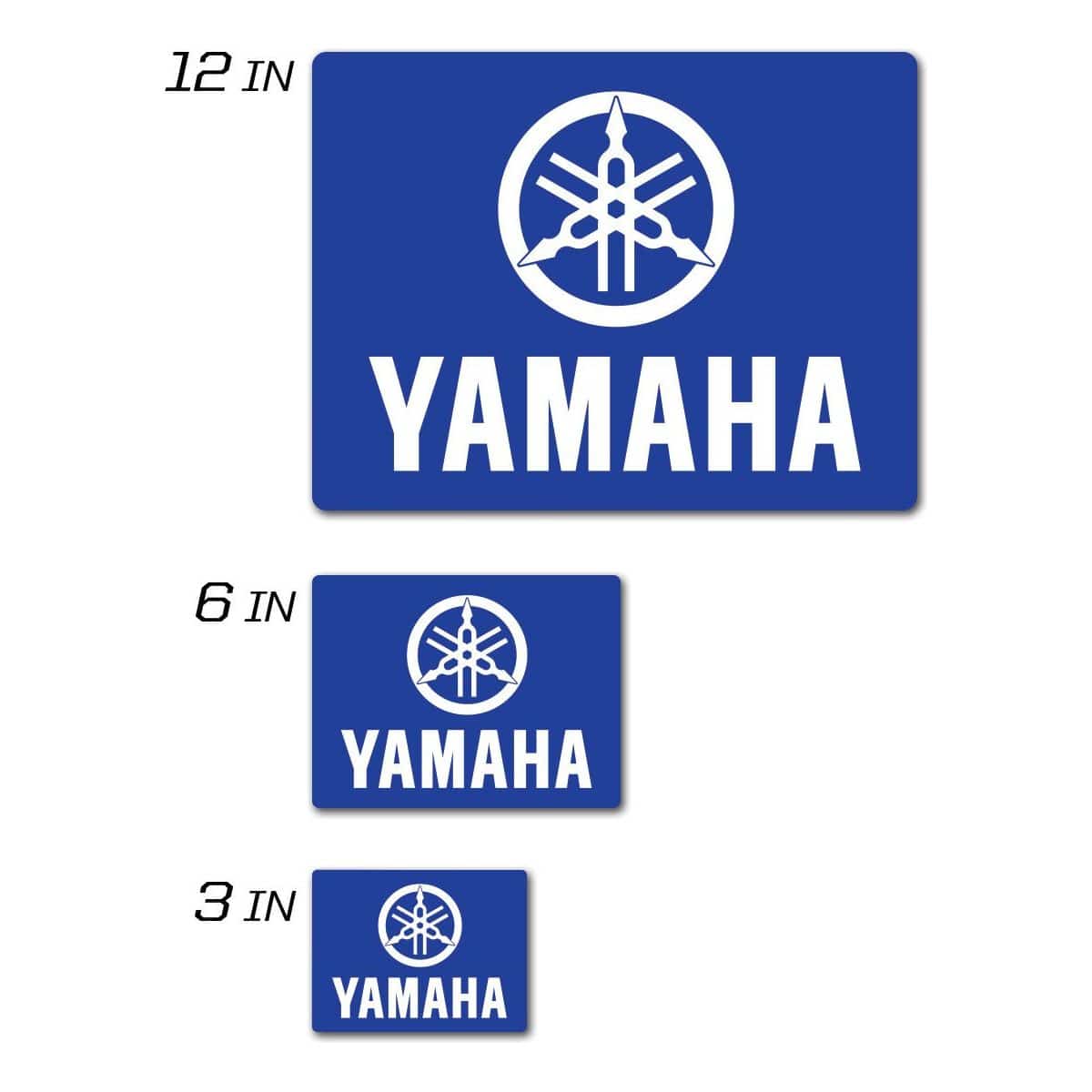 Yamaha Icon Decal 12" Squared Yamaha Icon Decal 12" Squared By D'Cor 40-50-110 Brand Decal 862-50110 Western Powersports