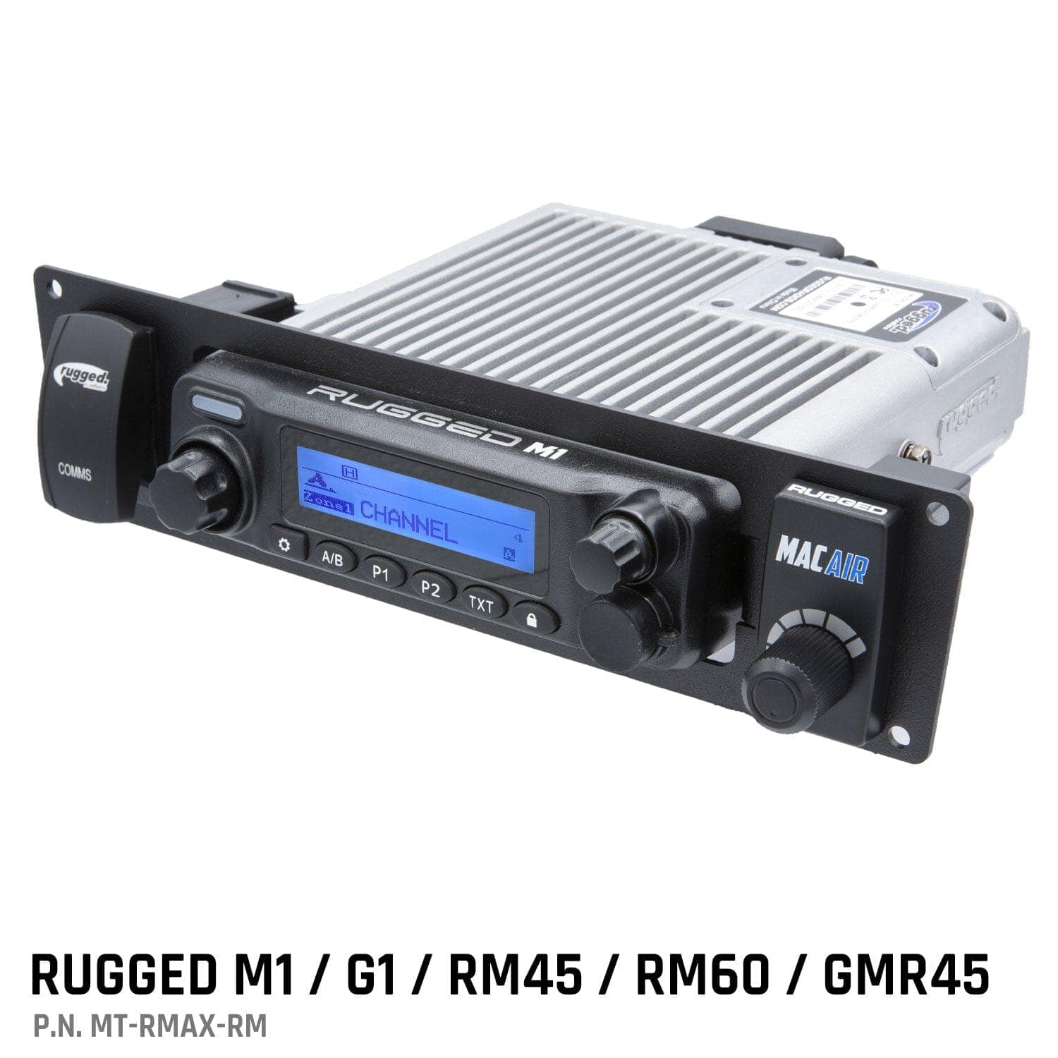 Yamaha Rmax Mount For M1 / G1 / Rm60 / Gmr45 Mobile Radio And Rocker Switches by Rugged Radios MT-RMAX-RM 01039374006259 Rugged Radios