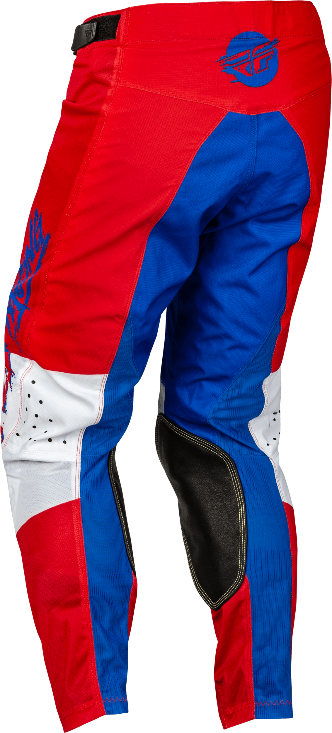 FLY Racing Youth Kinetic Mesh Pants (Red/White/Blue, Youth US 26