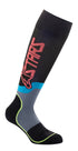 Western Powersports Socks Black/Fluorescent Yellow/Coral / Youth MD/Youth LG Youth MX Plus-2 Socks by Alpinestars 4741920-1534-M/L