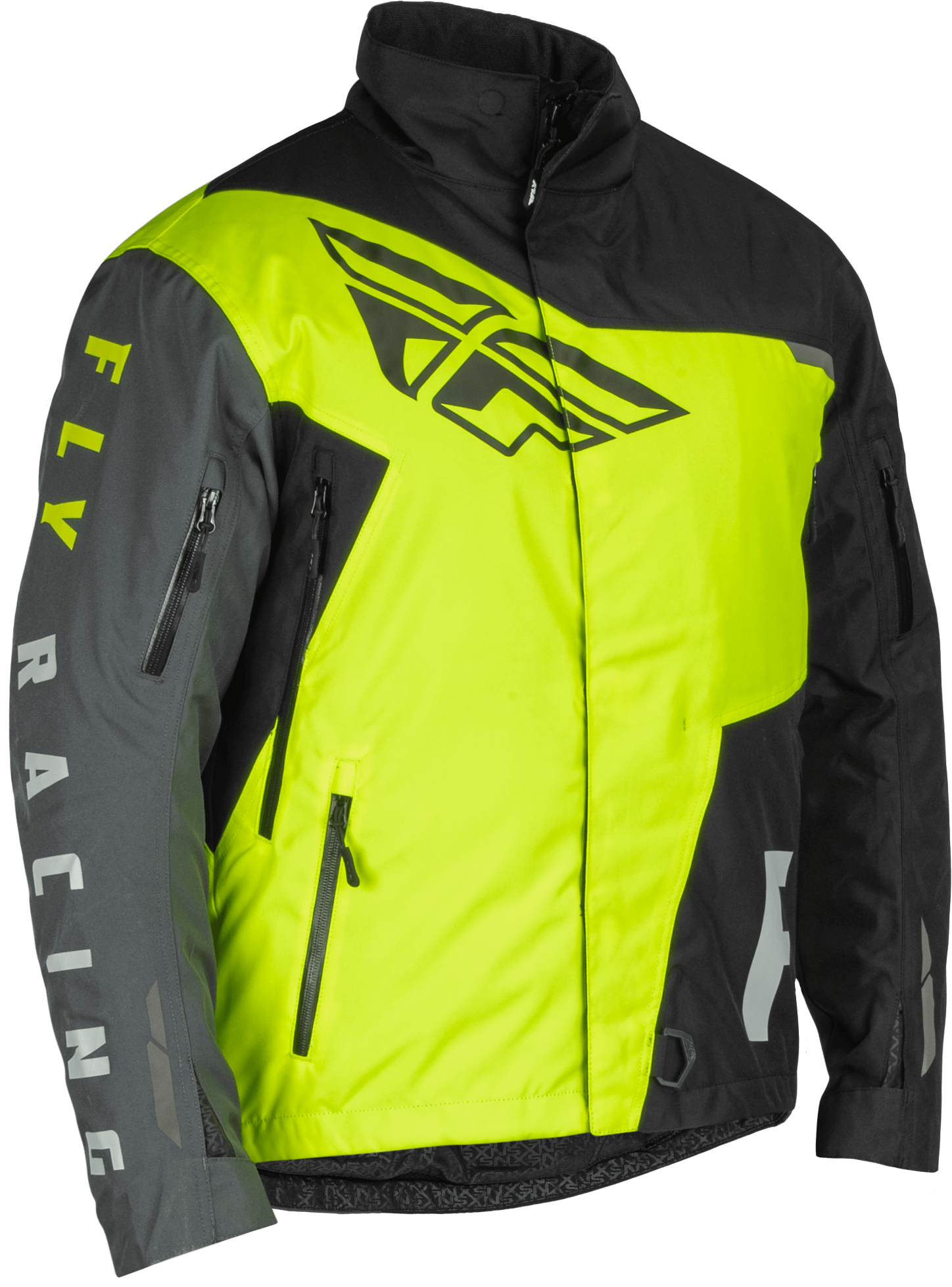 Western Powersports Jacket Black/Hi-Vis Yellow / Youth LG Youth Snx Pro Jacket By Fly Racing 470-5403YL