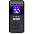 Zombie Light Rocker Switch Blue by Moose