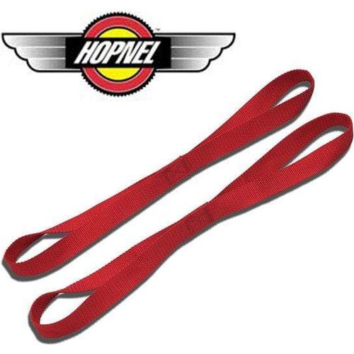 Big Bike Parts Tie Down / Ratchet Strap 18 Inch Long Looped Nylon Tie Downs by Hopnel 4-238
