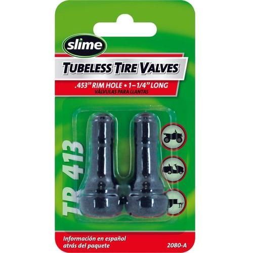 2/Pc Tubeless Valve 1" by Slime 2080-A Tire Repair