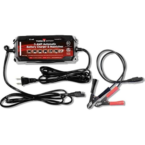 3 Amp Battery Charger (12V) by Yuasa YUA3AMPCH Battery Charger