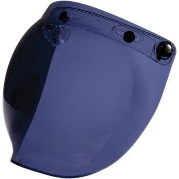 Parts Unlimited Helmet Shield Smoke 3 Snap Flip Up Bubble Shield by Z1R