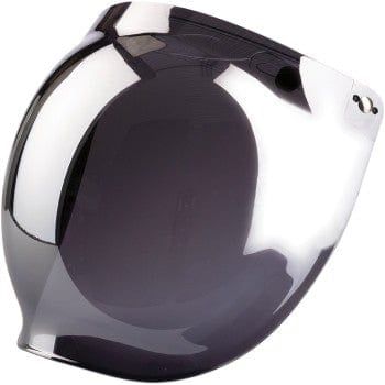 Parts Unlimited Helmet Shield Mirror 3 Snap Flip Up Bubble Shield by Z1R