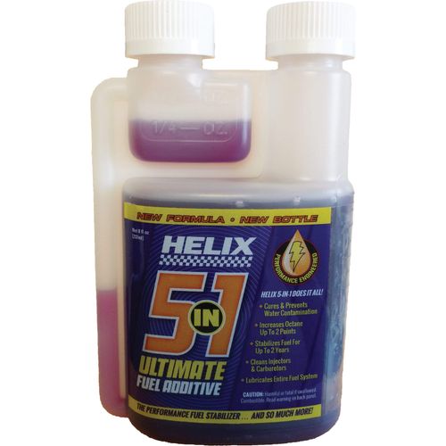 Western Powersports Fuel Additive 5 In 1 Fuel Additive 1 - 8 Oz. Bottle By Helix 911-1208