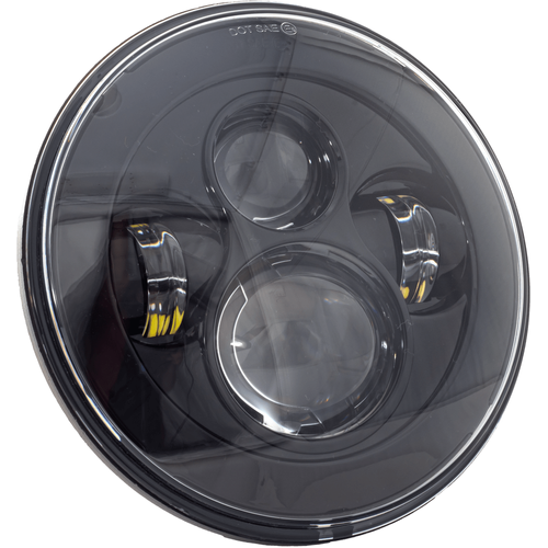 7" LED Headlight Black by Letric Lighting LLC-ILH-7B Headlight