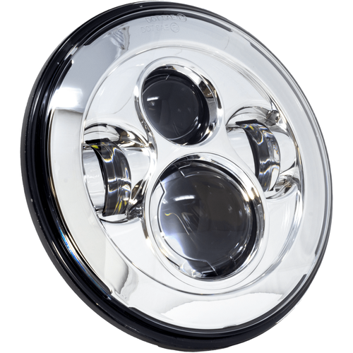 7" LED Headlight Chrome by Letric Lighting LLC-ILH-7C Headlight