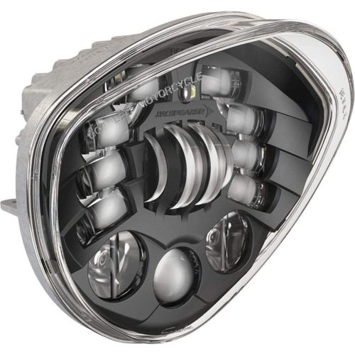 Adaptive 2 LED Headlight – Model 8695 W/ Black Inner Bezel by J.W. Speakers