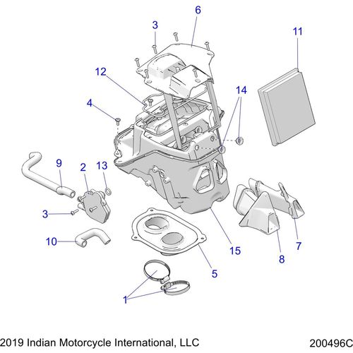 Adaptor-Inlet Airbox by Polaris 5416663 Airbox Repair