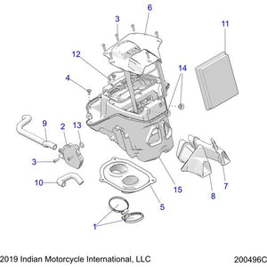 Adaptor-Inlet Airbox by Polaris 5416663 Airbox Repair