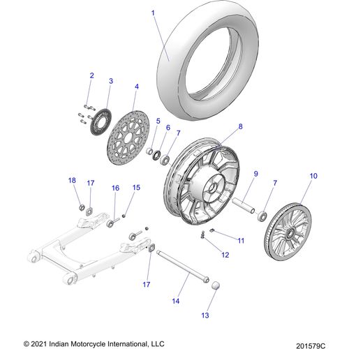 Adjuster Axle by Polaris 5138890 Axle Adjuster