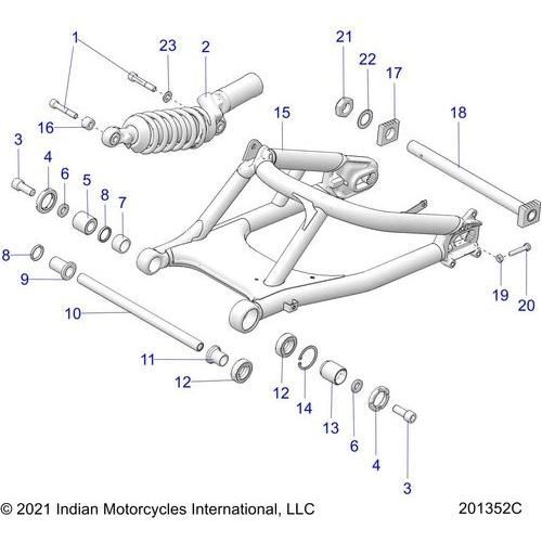 Adjuster-Pivot LH by Polaris 5142049 OEM Hardware