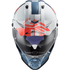 LS2 USA Full Face Helmet Adventure Helmet Sprint - Gloss White/ Red / Gray - Blaze by LS2