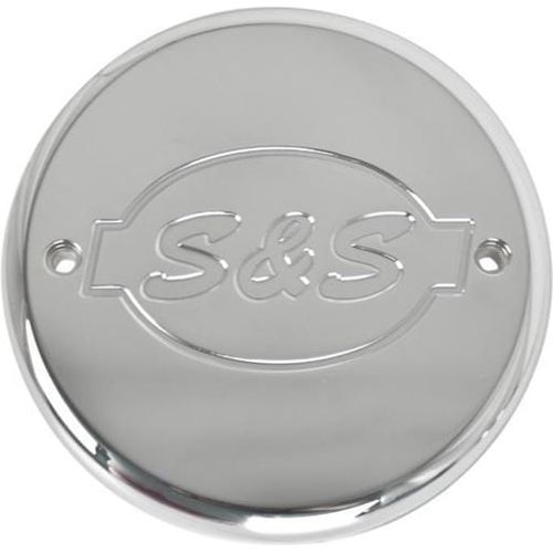 Parts Unlimited Air Cleaner Air Cleaner Logo, Chrome Cover by S&S Cycle 170-0242