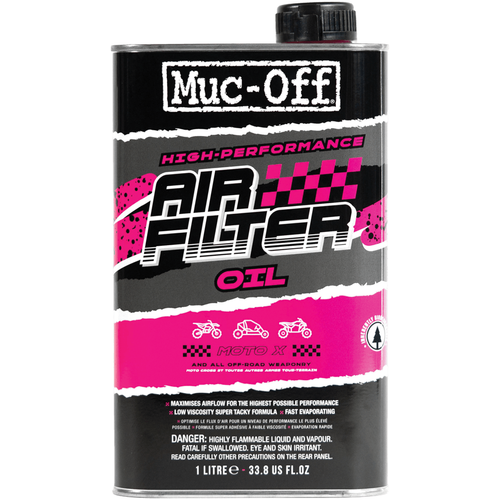 Western Powersports Air Filter Oil Air Filter Oil 1 Lt by Muc-Off 20156US