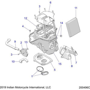 Assembly Air Box by Polaris 1205933 Airbox