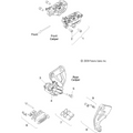 Assembly, Caliper, Rear, Lh, Black by Polaris 1910926-266 Brake Caliper