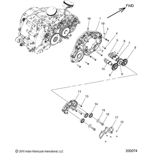 Assembly Camshaft Intake Mach by Polaris 1205057 Camshaft